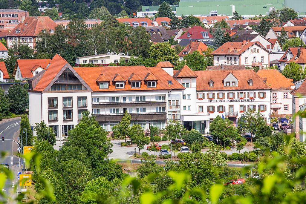 Hotel Zur Schoenen Aussicht มาร์คทายเดินเฟลด์ ภายนอก รูปภาพ
